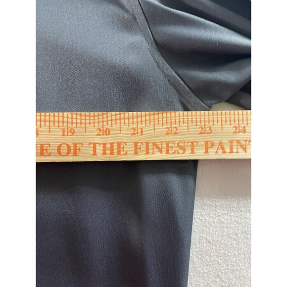 Kenneth Cole Shirt Mens Large Gray Round Snap Tailored Classic Preppy - Picture 7 of 9